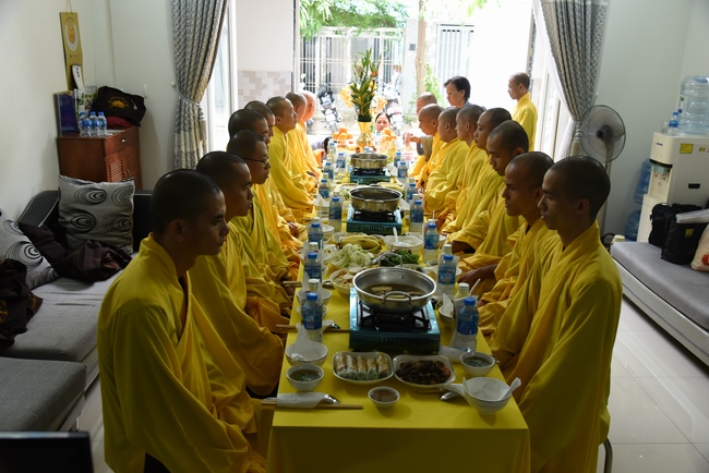 Praying for rebirth and releasing creatures in Ba Lua port, Cu Chi